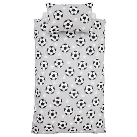 Catherine Lansfield Brushed Football Stars Duvet Cover Set - Brushed Football Stars Duvet Set