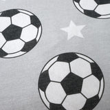 Catherine Lansfield Brushed Football Stars 25cm Deep Fitted Sheet - Brushed Football Stars Fitted Sheet