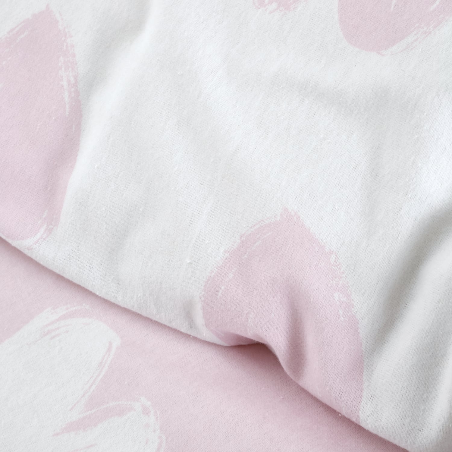 Catherine Lansfield Brushed Hearts Duvet Cover Set - Brushed Hearts Duvet Set Pink