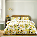 Catherine Lansfield Sunflowers Floral Duvet Cover Set
