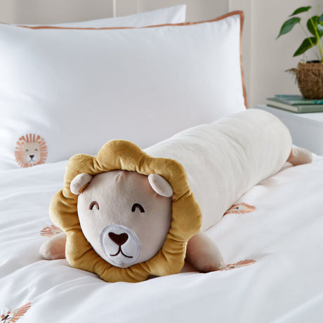 Catherine Lansfield Cuddle Friends Lion 3D Kids Filled Cushion