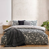 Catherine Lansfield Blocks Reversible Duvet Cover Set