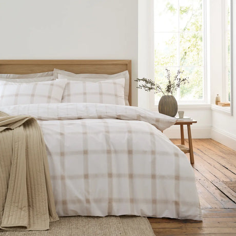Oxton Check Duvet Cover by Bianca