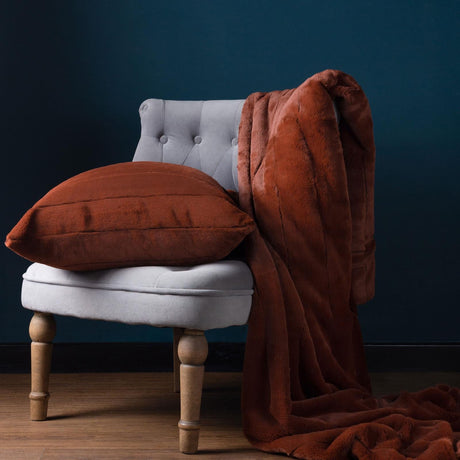 Empress Faux Fur Throw Blanket by Yard