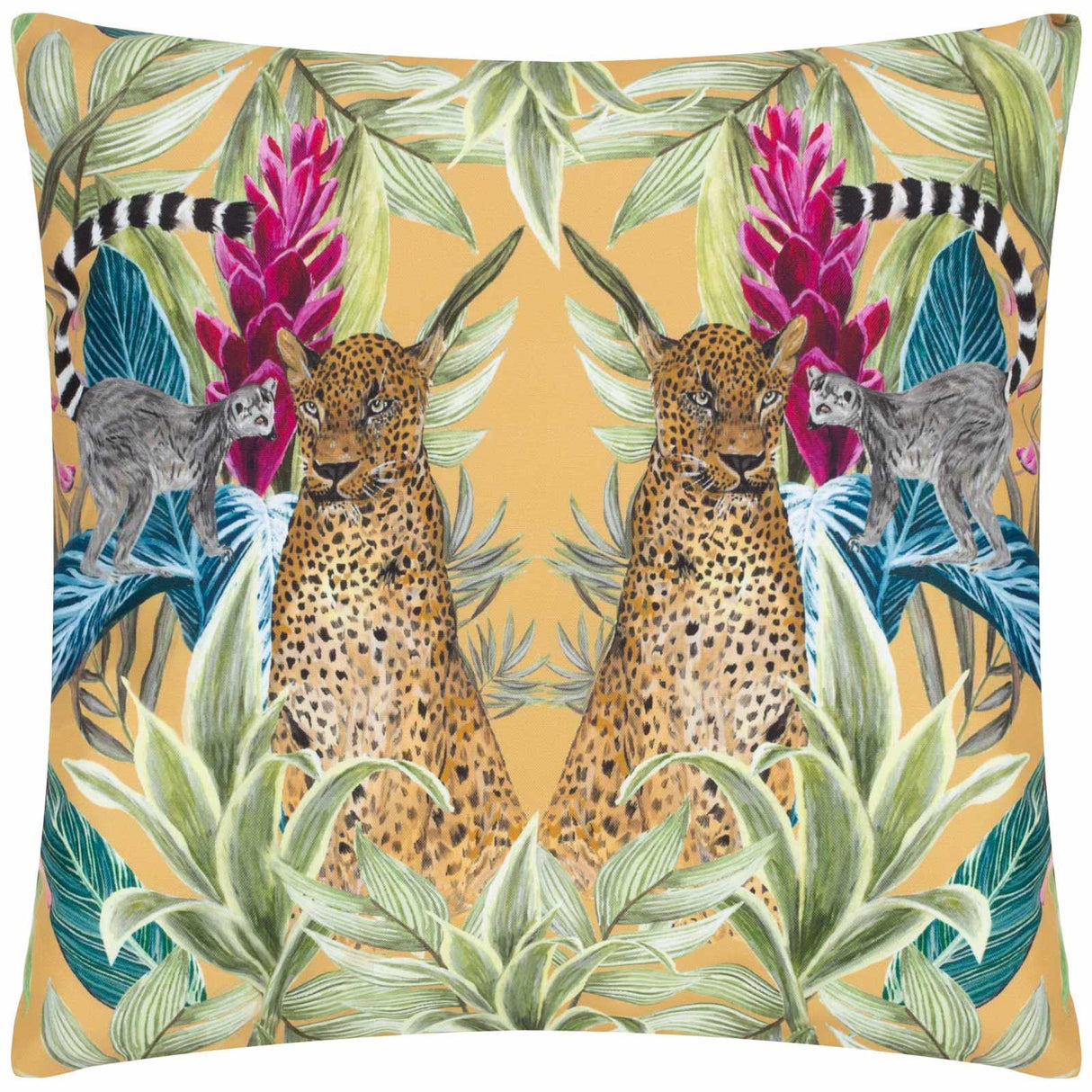 Kali Leopards Outdoor Cushion Cover 17" x 17" (43cm x 43cm) by Wylder Tropics