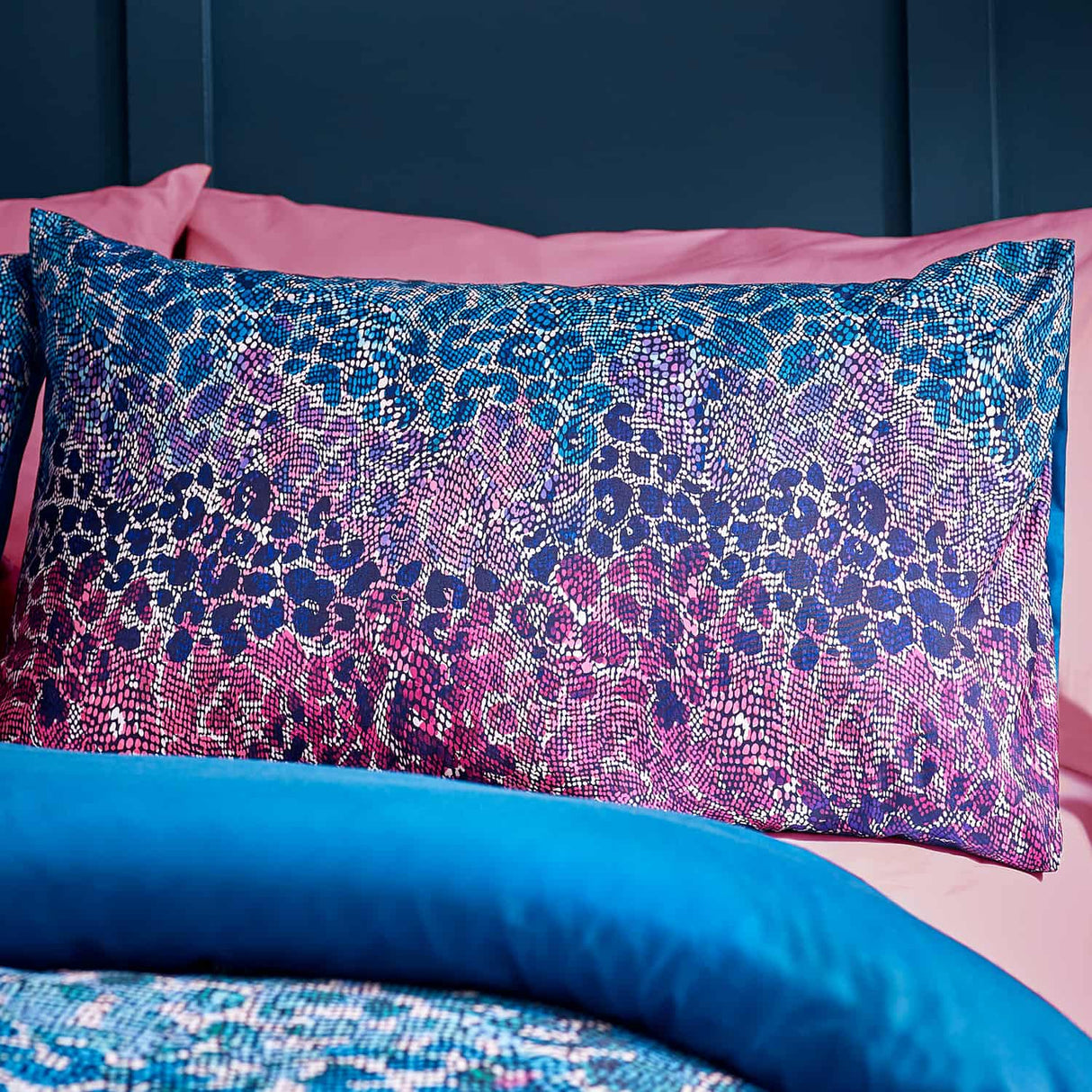 Catherine Lansfield Satin Animal Print Duvet Cover Set - Satin Animal Print Duvet Set