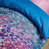 Catherine Lansfield Satin Animal Print Duvet Cover Set - Satin Animal Print Duvet Set