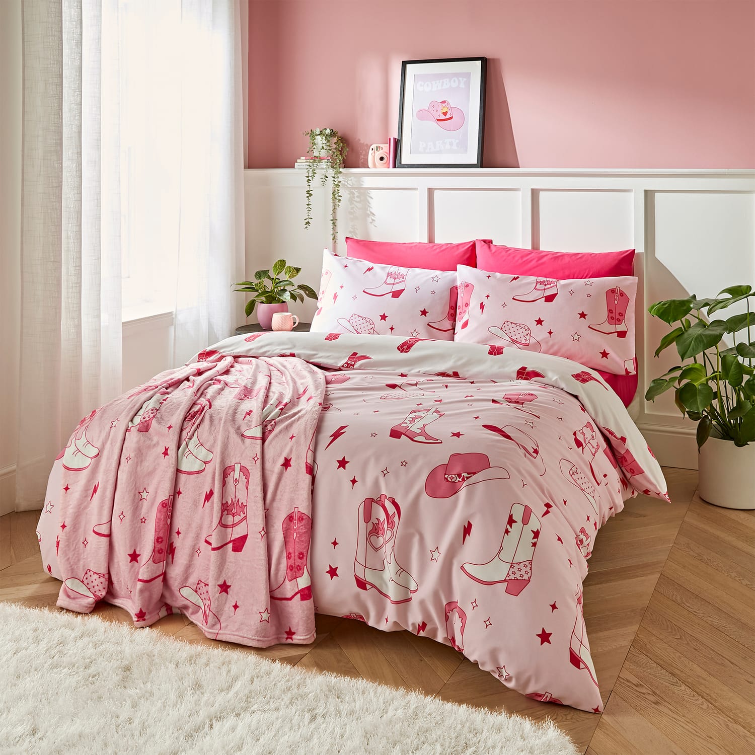 Sassy B Cowgirl Boots Duvet Cover Set