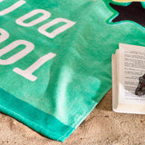 Catherine Lansfield Toucan Do It Cotton Beach Towel 76x160cm - Green - Toucan Do It Beach Towel