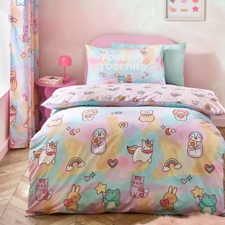 Catherine Lansfield Forever Together Kids Duvet Cover Set - Forever Together Duvet Set