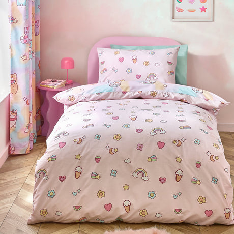 Catherine Lansfield Forever Together Kids Duvet Cover Set - Forever Together Duvet Set