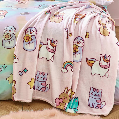 Catherine Lansfield Forever Together Cosy Throw - Forever Together Throw