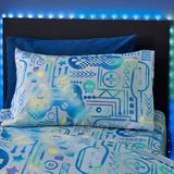 Catherine Lansfield Gamer Duvet Cover Set - Grey - Gamer Duvet Set