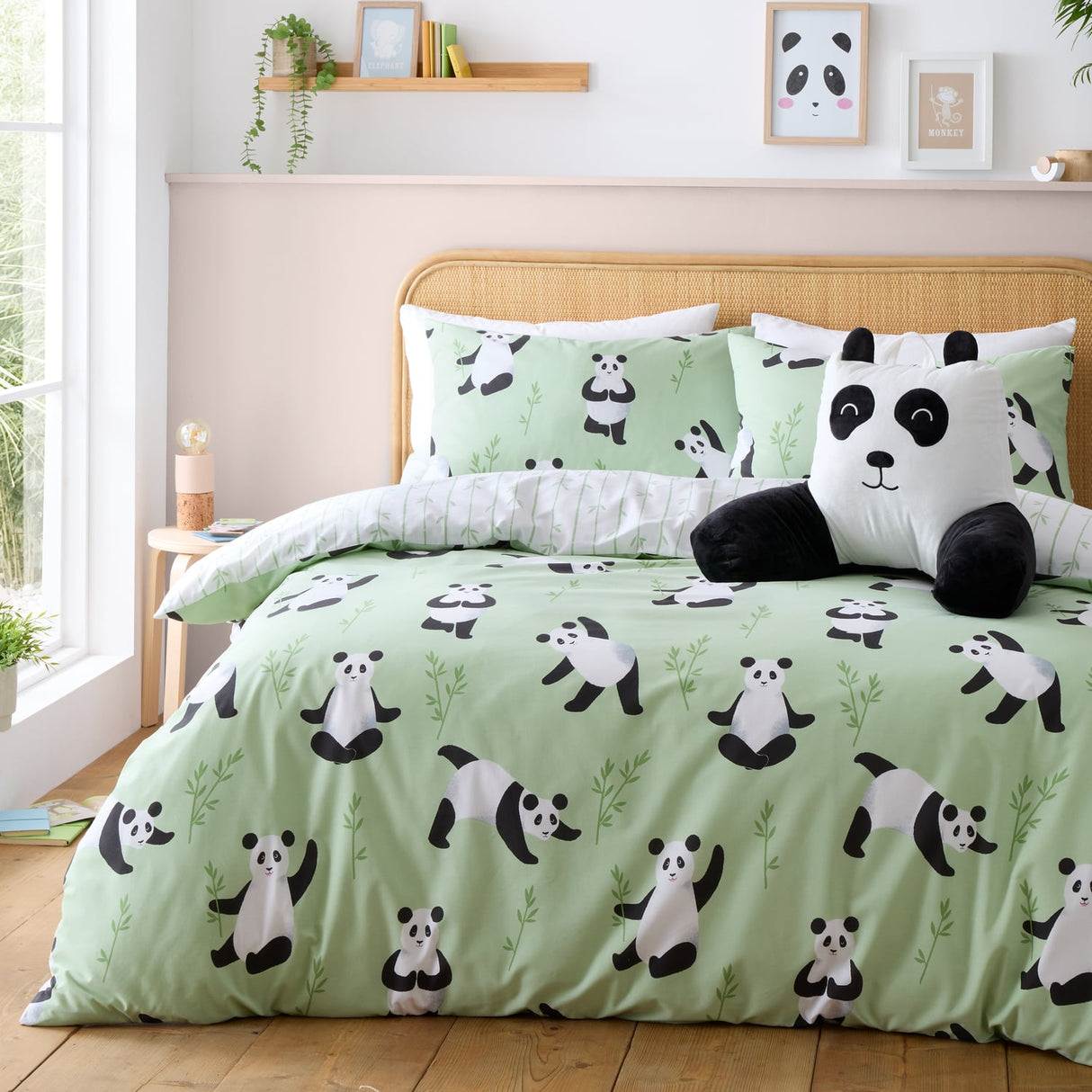 Catherine Lansfield Panda Paws Kids Duvet Cover Set