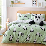 Catherine Lansfield Panda Paws Kids Duvet Cover Set
