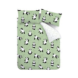 Catherine Lansfield Panda Paws Kids Duvet Cover Set - Panda Paws Duvet Set