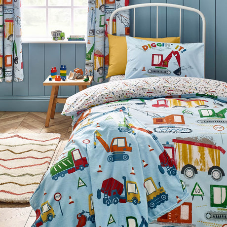 Catherine Lansfield Digger Dreams Duvet Cover Set