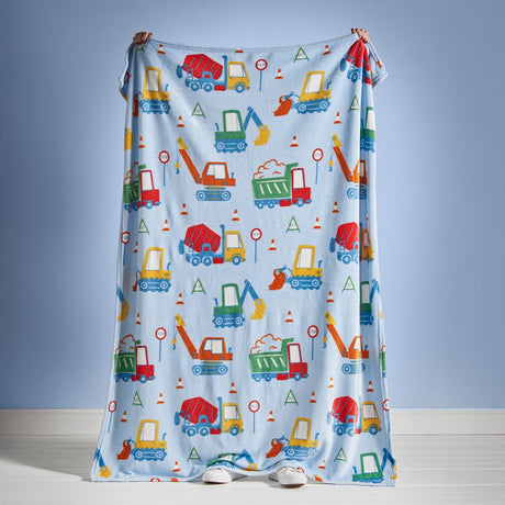 Catherine Lansfield Digger Dreams Throw - Digger Dreams Throw