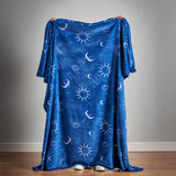 Sassy B Astrology Cosy Celestial Print Throw - Astrology Throw