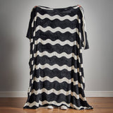 Sassy B Waves Cosy Soft Throw Blanket - Waves Throw