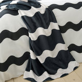 Sassy B Waves Cosy Soft Throw Blanket - Waves Throw