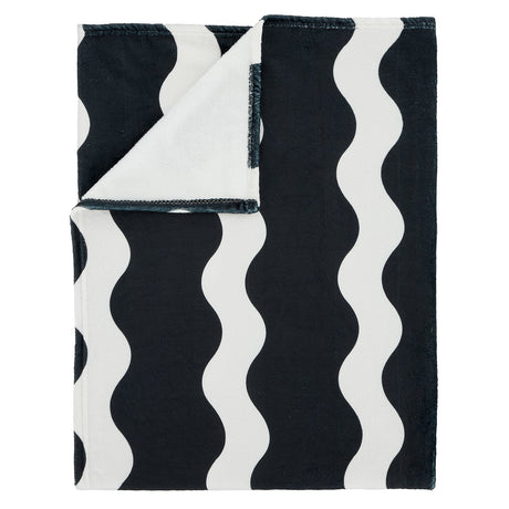 Sassy B Waves Cosy Soft Throw Blanket - Waves Throw