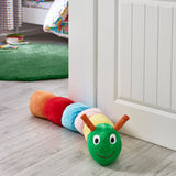 Catherine Lansfield Charlee Caterpillar 3D Shaped Kids Filled Cushion - Curious Caterpillar Cushion