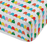 Catherine Lansfield Curious Caterpillar Kids Fitted Sheet - Curious Caterpillar Fitted Sheet