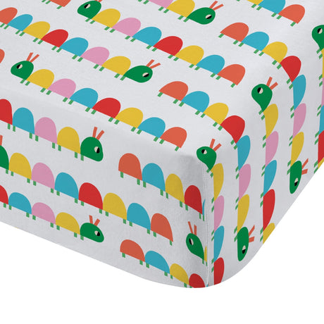 Catherine Lansfield Curious Caterpillar Kids Fitted Sheet - Curious Caterpillar Fitted Sheet