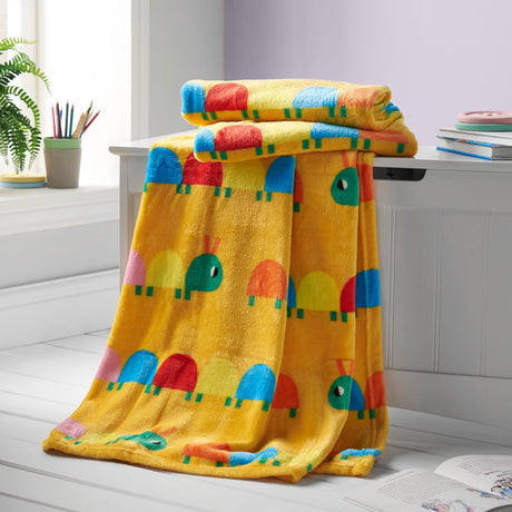 Catherine Lansfield Curious Caterpillar Cosy Throw