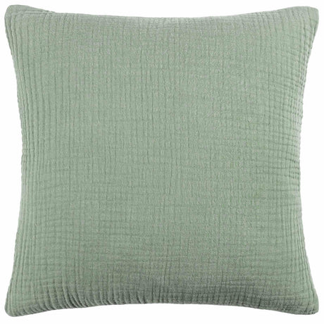 Lark Muslin Crinkle Cotton Cushion Cover 18" x 18" by Yard