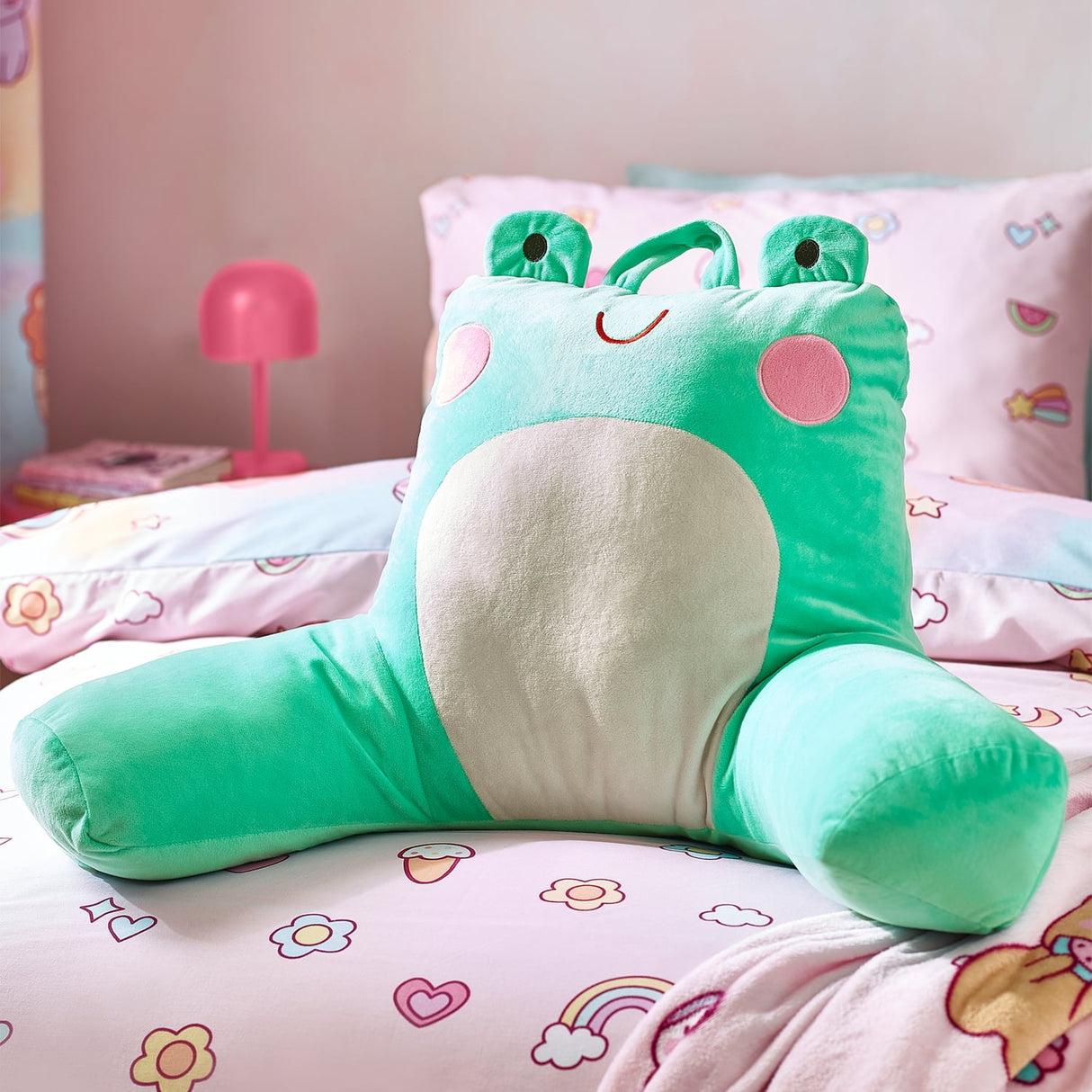Catherine Lansfield Fran the Frog Cuddle Cushion