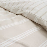Bianca Ashford Stripe 200 Thread Count 100% Cotton Reversible Duvet Cover Set - Silver image 5