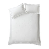 Bianca Lottie Floral Embroidery 180 Thread Count Cotton Duvet Cover Set 5