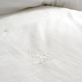Bianca Fine Linens Lottie Embroidery Duvet Cover Set - Lottie Embroidery