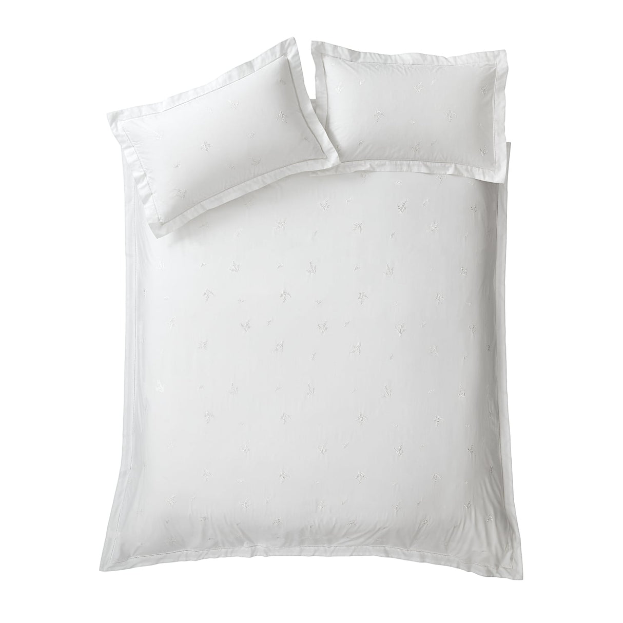 Bianca Fine Linens Lottie Embroidery Duvet Cover Set - Lottie Embroidery