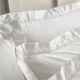 Bianca Fine Linens Lottie Embroidery Pillowcases - White - Lottie Embroidery Oxford Pillowcase Pair