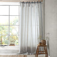 Pineapple Elephant Zanzibar Woven Stripe Voile Eyelet Curtain Panel 7