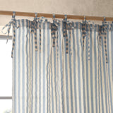 Pineapple Elephant Zanzibar Woven Stripe Voile Eyelet Curtain Panel 8