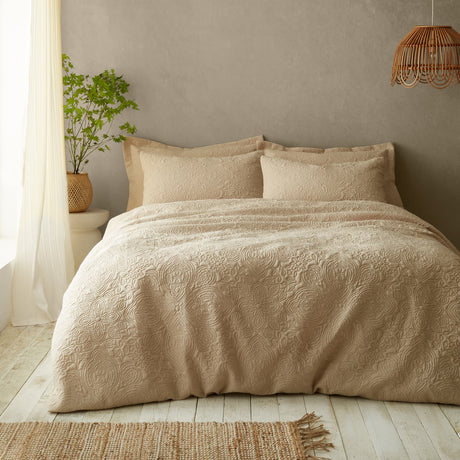 Pineapple Elephant Casablanca Pinsonic Duvet Cover Set Natural - Casablanca Pinsonic Duvet Set