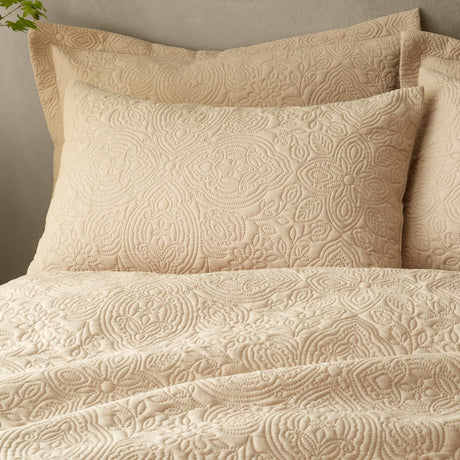Pineapple Elephant Casablanca Pinsonic Duvet Cover Set Natural - Casablanca Pinsonic Duvet Set