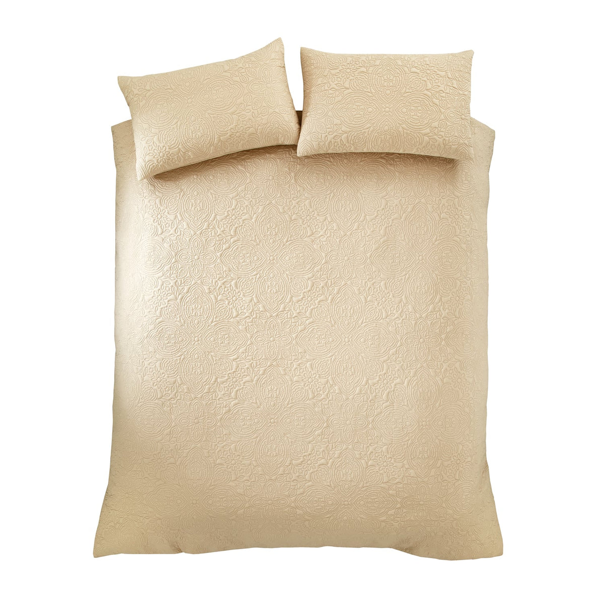 Pineapple Elephant Casablanca Pinsonic Duvet Cover Set Natural - Casablanca Pinsonic Duvet Set