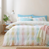 Catherine Lansfield Spring Check Duvet Cover Set