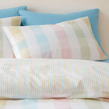 Catherine Lansfield Spring Check Duvet Cover Set - Spring Check