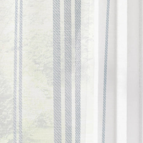 Catherine Lansfield Harbour Stripe Slot Top Voile Curtain Panel 140x122cm 4