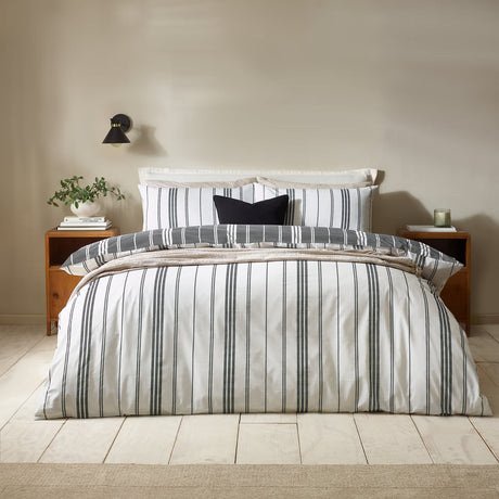 Catherine Lansfield Harbour Stripe Duvet Cover Set