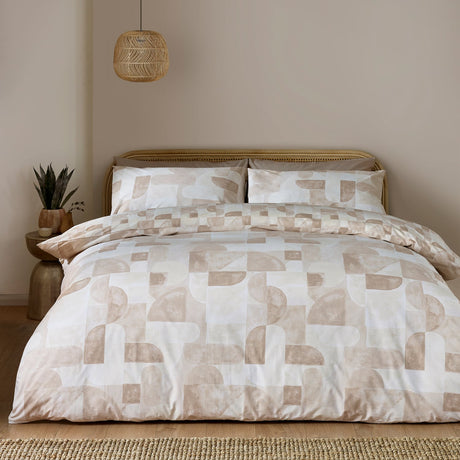 Catherine Lansfield Sloane Geo Geometric Duvet Cover Set