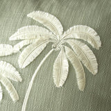 Catherine Lansfield Paradiso Palm Tropical Filled Cushion 45cm x 45cm - Sage Green - Paradiso Palm Sage Cushion