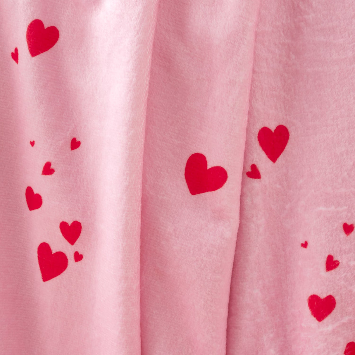 Catherine Lansfield Heart Cosy Soft Throw - Seersucker Heart Throw