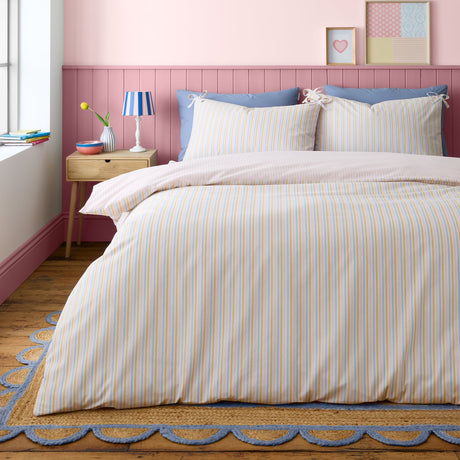 Catherine Lansfield Brighton Stripe Duvet Cover Set - Brighton Stripe Duvet Set